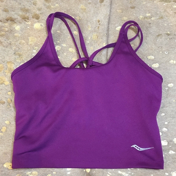 Saucony Impulse Crop Top - Picture 1 of 3